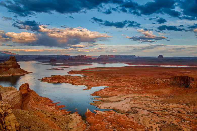 Le Lac Powell en Arizona, Etats Unis