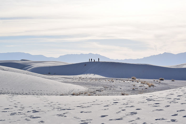 Désert de sable blanc - Nouveau Mexique, Etats-Unis