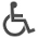 pictogramme accès handicapé