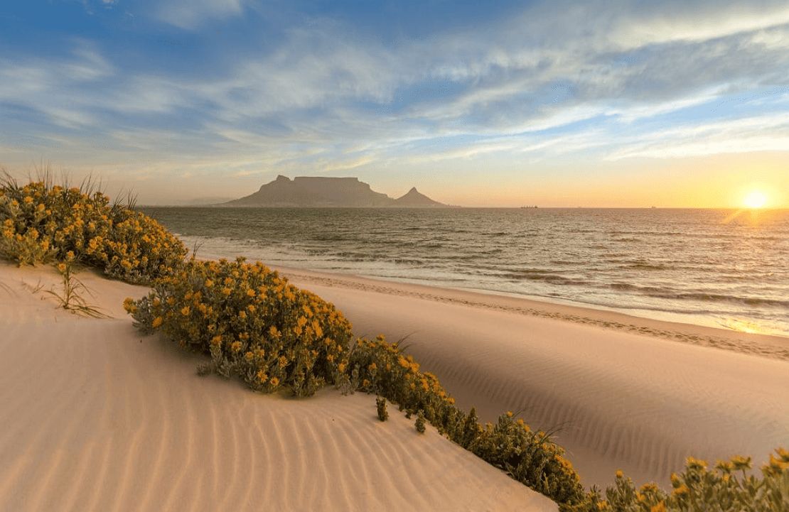 L’Afrique en famille – Les vagues de Cape Town reflètent le coucher du soleil - Amplitudes