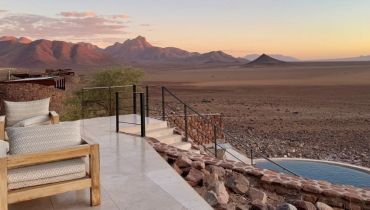 Séjour au andBeyond Sossusvlei Desert Lodge - Le soleil se couche sur le désert du Namib - Amplitudes