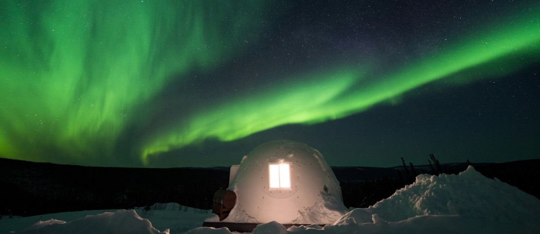 Nuit inoubliable dans un hôtel de luxe sous les aurores boréales - Amplitudes