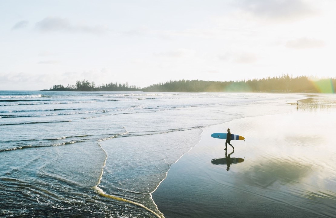 Escapade en amoureux sur l'île de Vancouver - Une plage à Tofino - Amplitudes