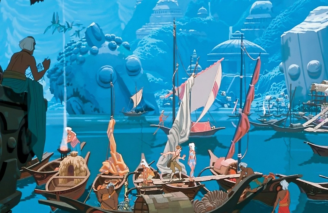 Extrait d'Atlantide, l'empire perdu par les Walt Disney Studios