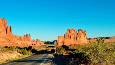 Route Arches National Park