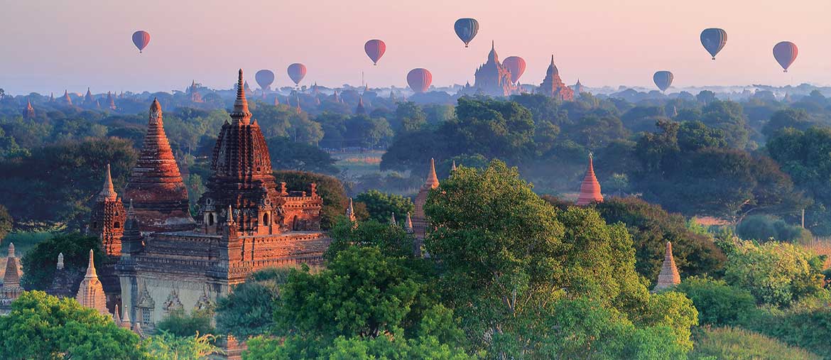 Voyage Birmanie - Montgolfière Bagan - Amplitudes