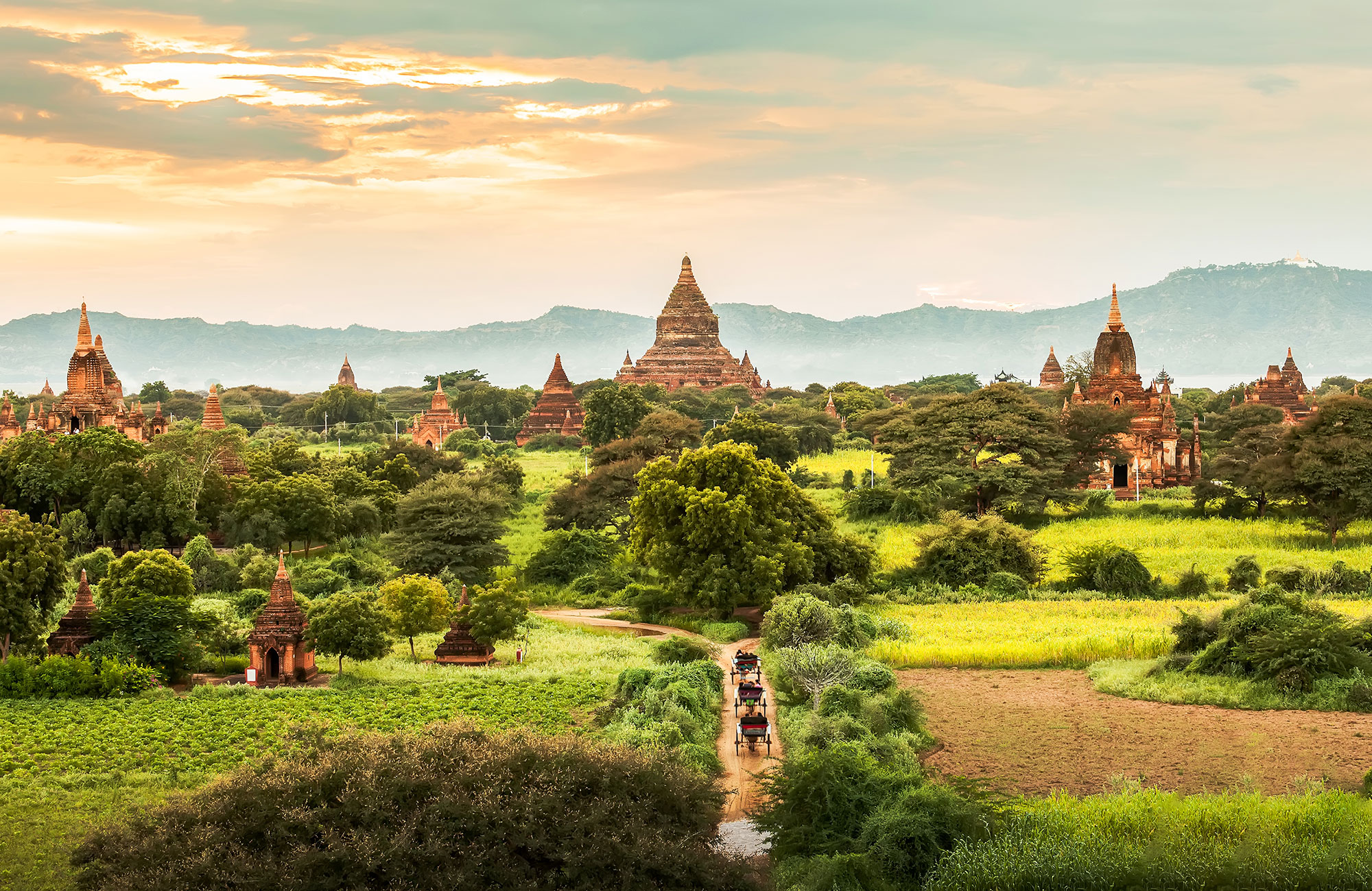 Birmanie-Bagan-calèche-Amplitudes