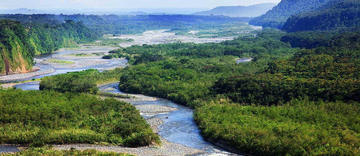 Vue du Rio Napo en Amazonie equatorienne par Amplitudes