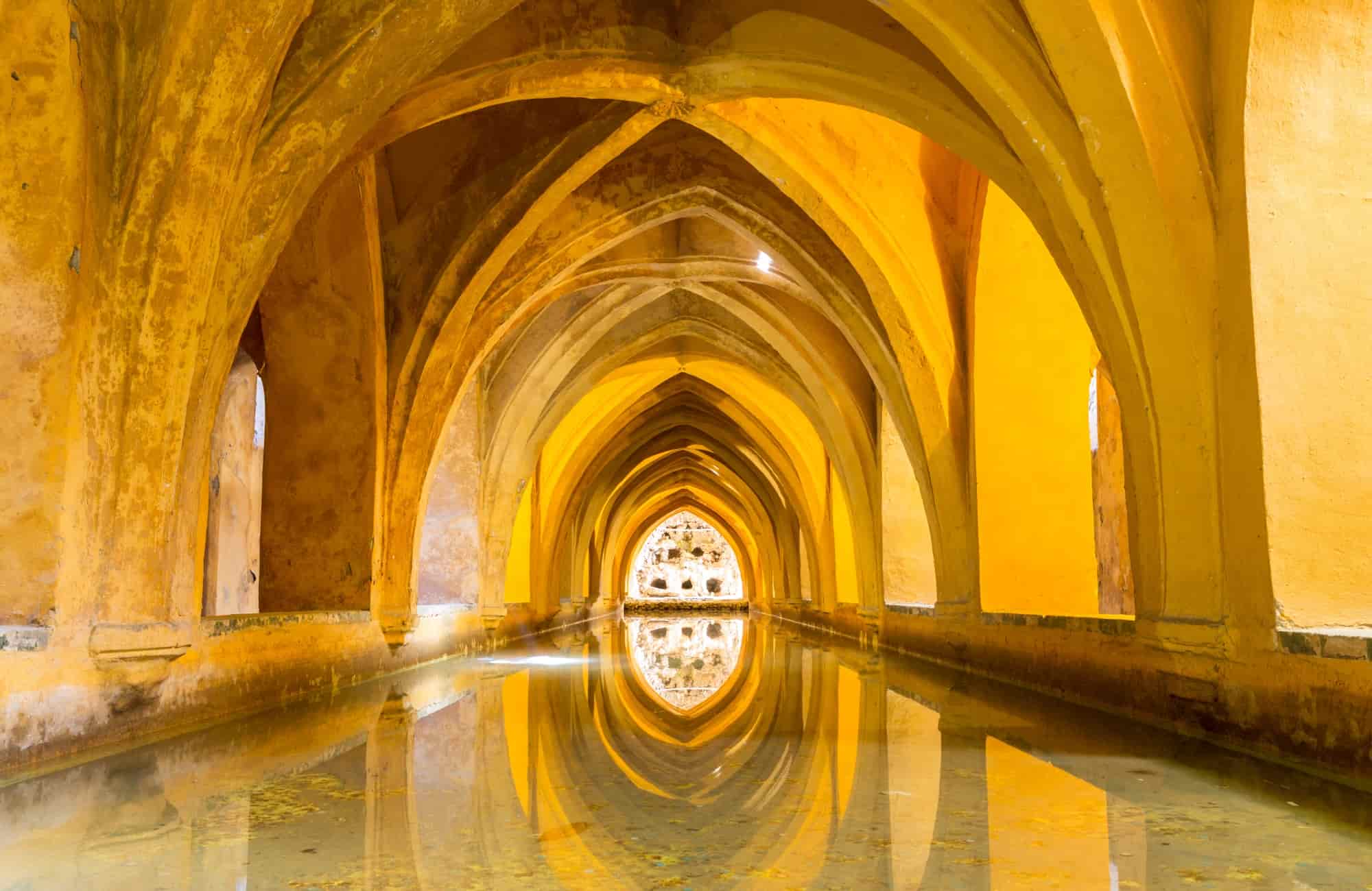 Salle de bain royale dans l'Alcazar de Séville - Recoup