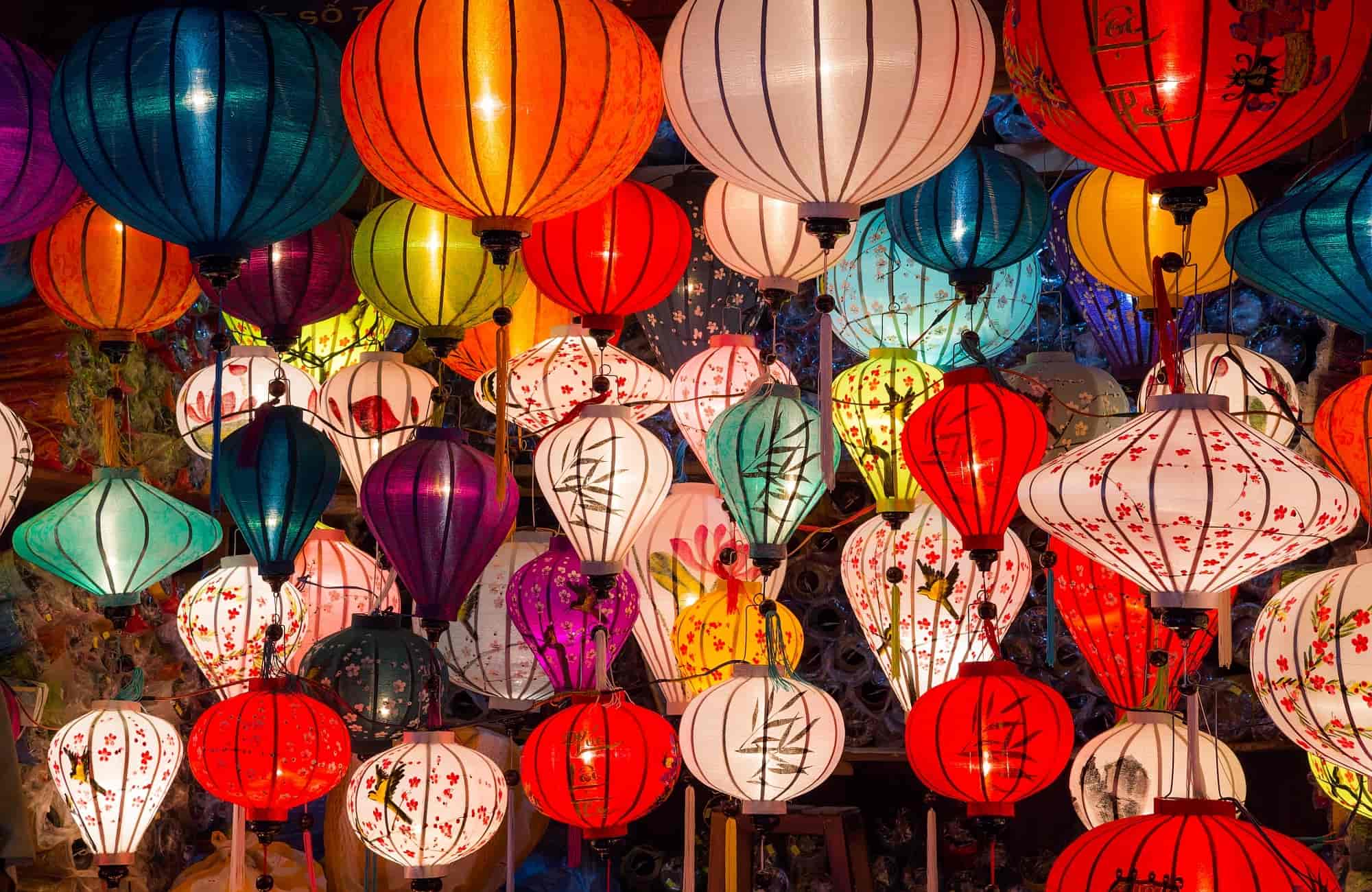 Lanternes traditionnelles chinoises