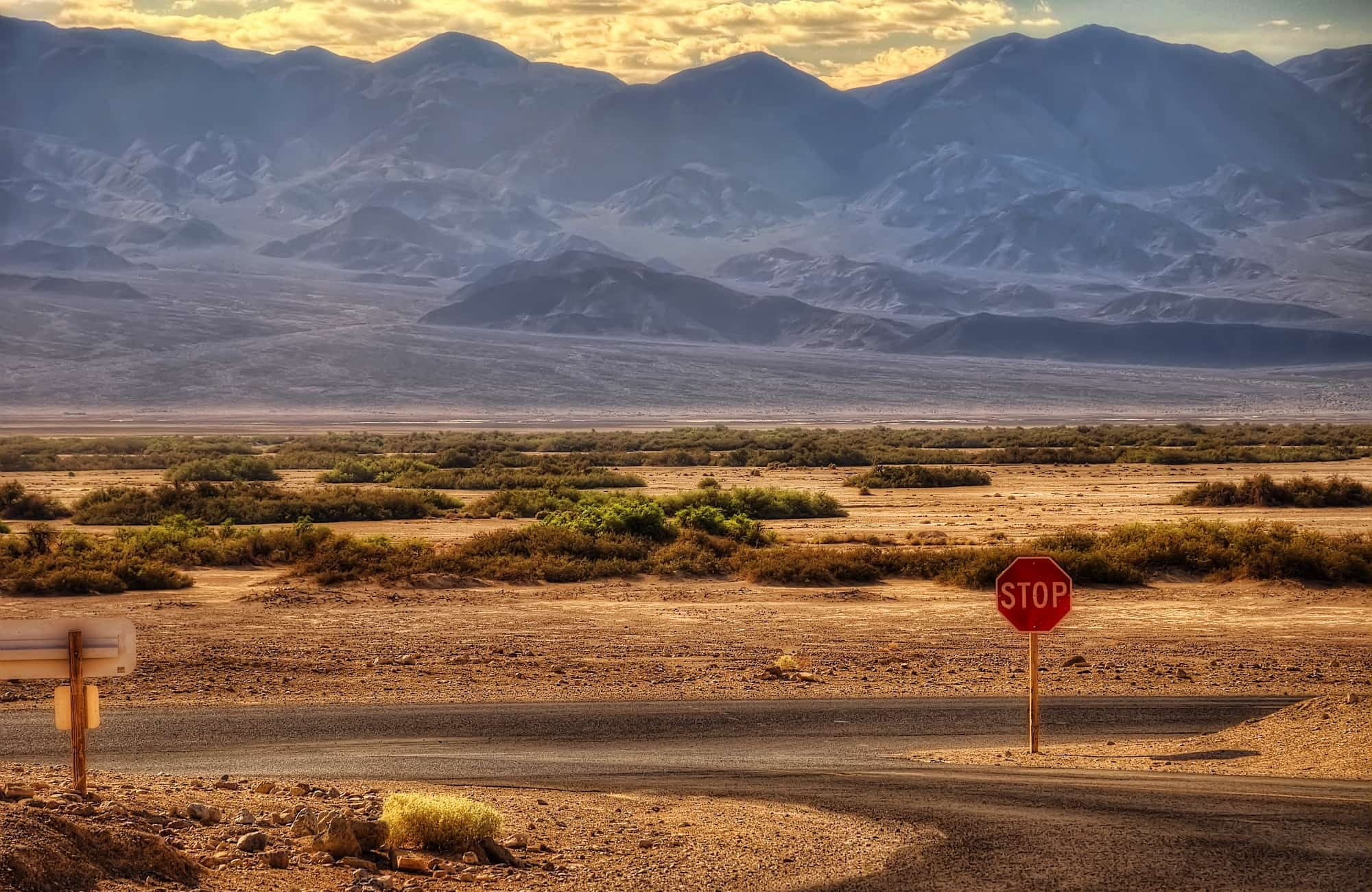 Vue sur le parc National de Death Valley