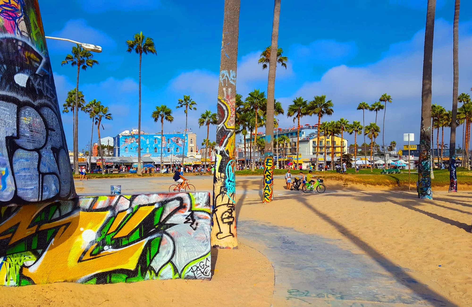 Venice Beach, plage urbaine en bord de ville