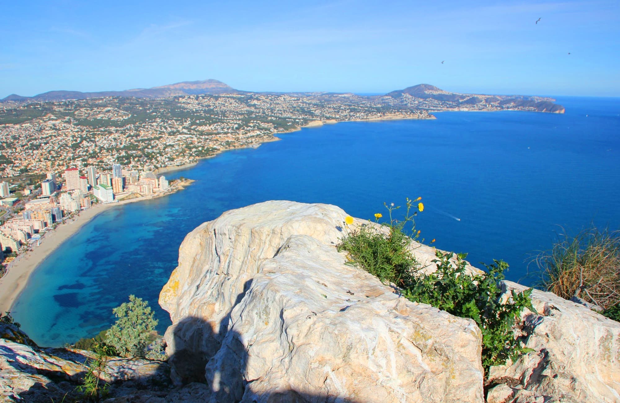 Balcon sur la Méditerranée, depuis Peñón de Ifach