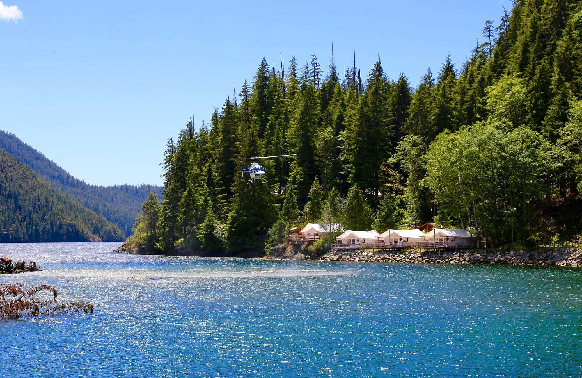 Atterrissage en douceur au Clayoquot Wilderness Resort