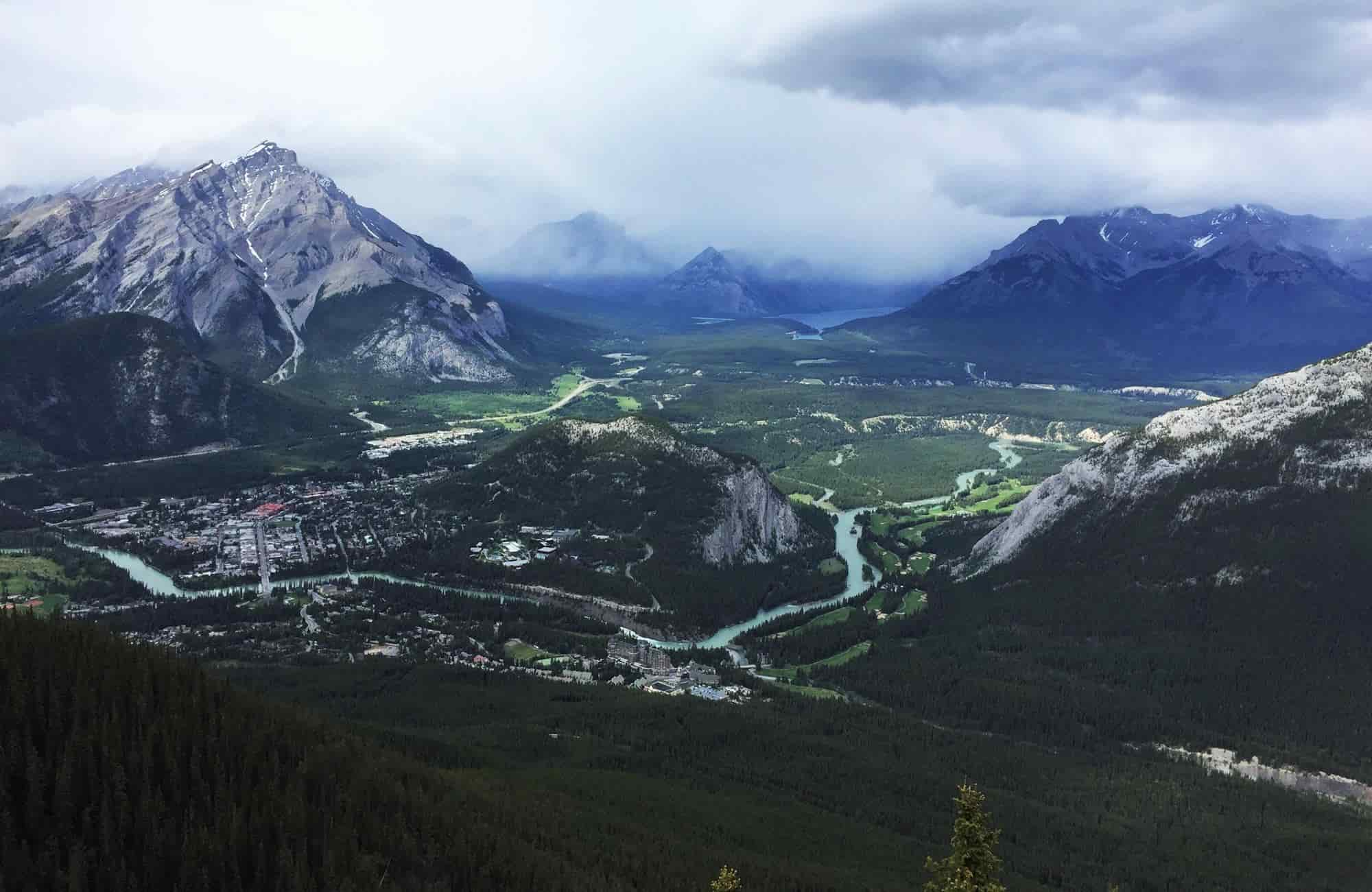 Voyage au Canada - Mont Sulphur à Banff - Amplitudes 