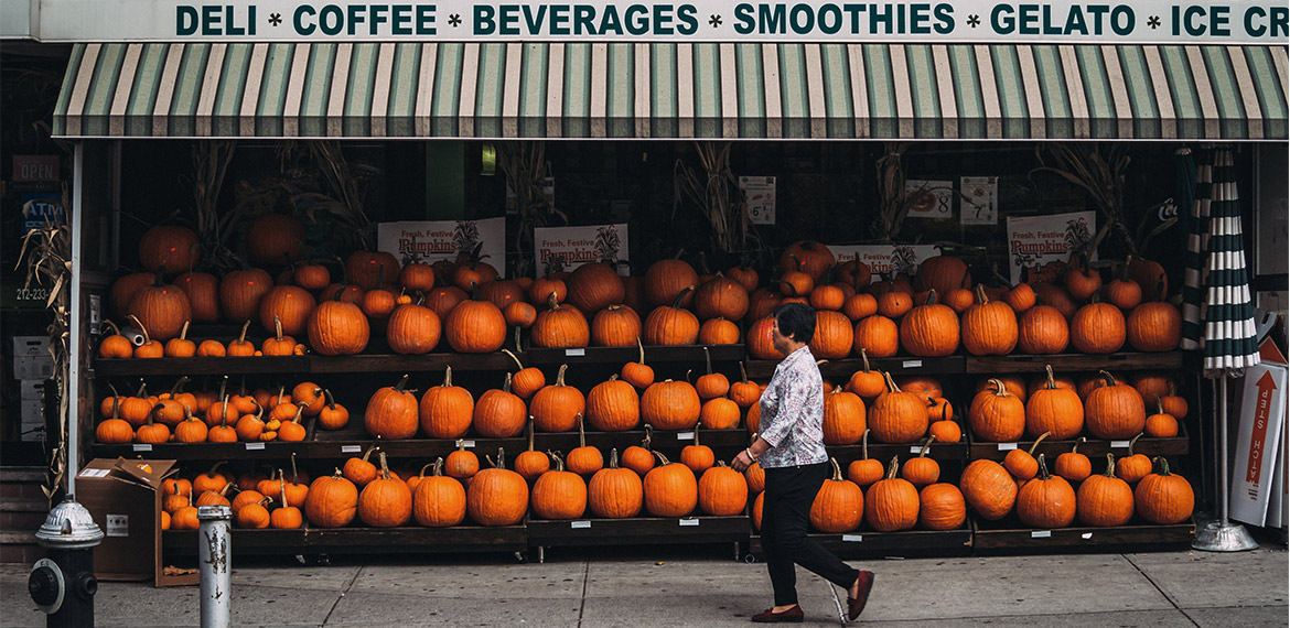 Voyage New-York - Etale de citrouilles à New-York - Amplitudes