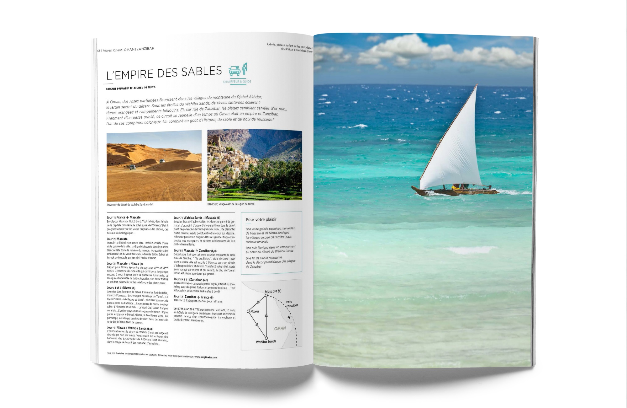 Voyage Oman - Zanzibar - Pages Brochure - Amplitudes