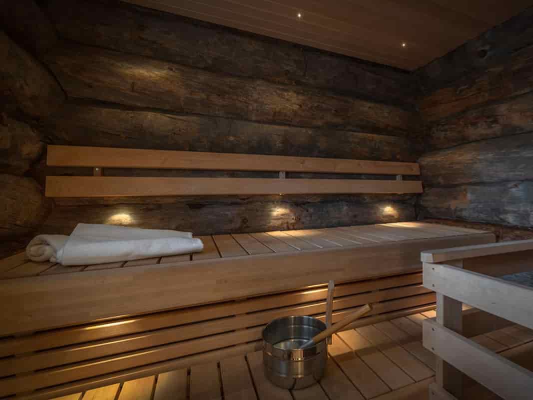 Voyage Laponie - Sauna finlandais au Nellim Hotel - Amplitudes