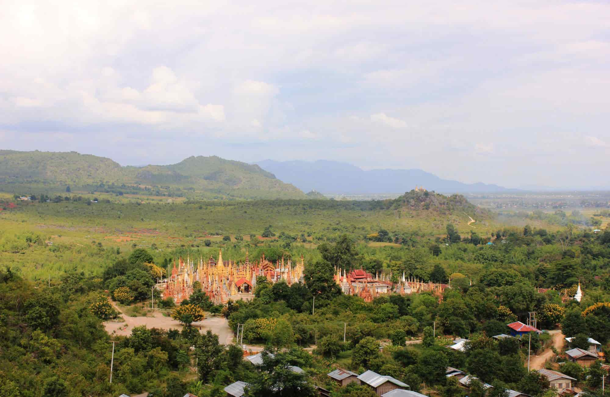 Voyage Birmanie - Vue Shwe Indein - Amplitudes