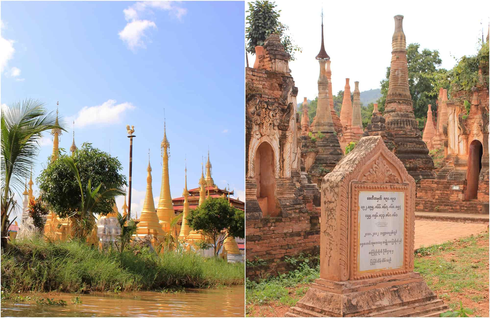 Voyage Birmanie - pagodes shwe Indein - Amplitudes