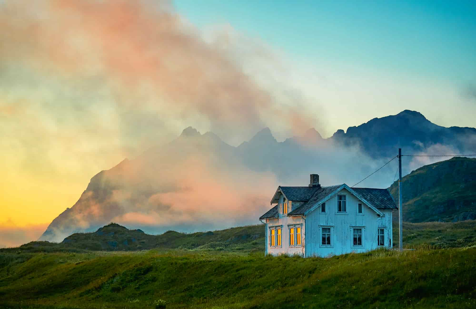 Voyage Norvège - Maison isolée Hodven - Amplitudes