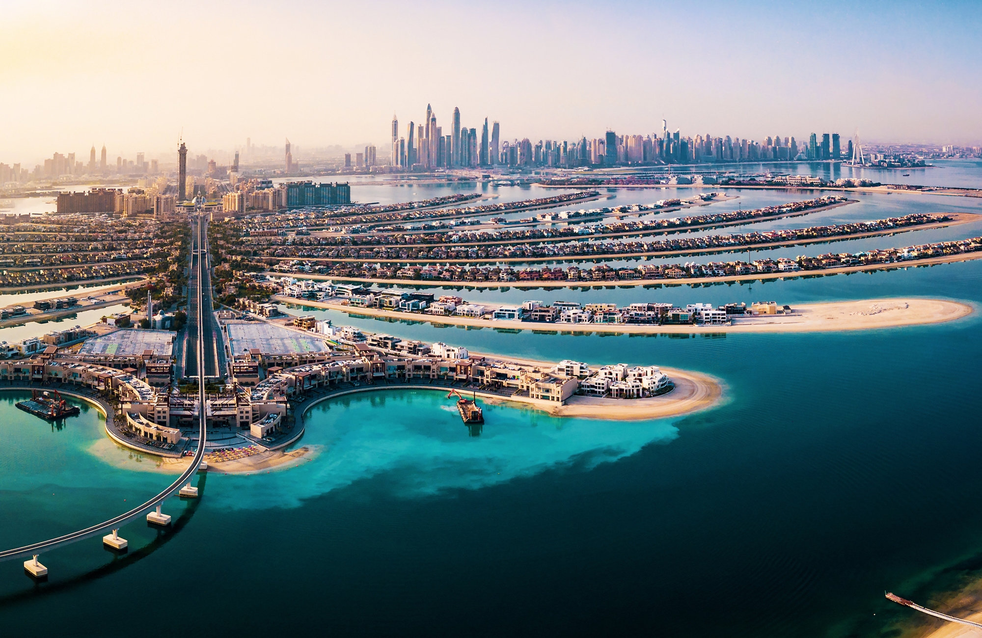 Voyage Dubaï - Skyline depuis la Palm Jumeirah - Amplitudes