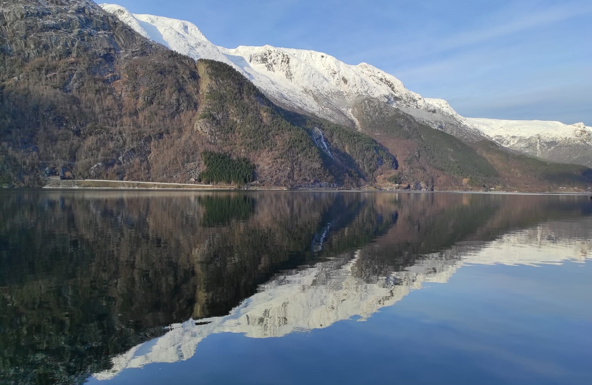 Fjord norvégien - Les eaux d'Hardangerfjord - Amplitudes