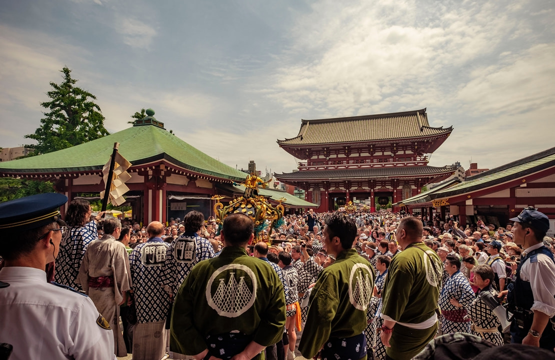 Séjour à Tokyo - Le sanctuaire Asakusa-jinja - Amplitudes