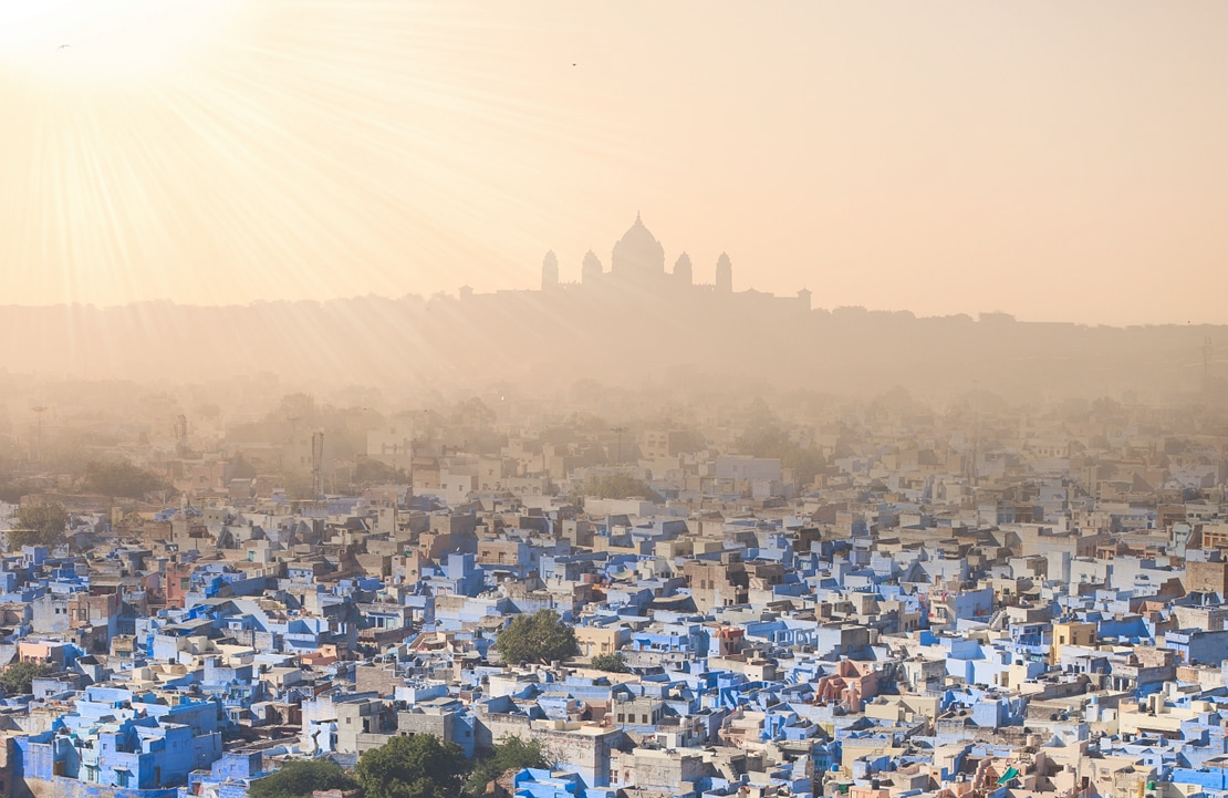 Voyage de luxe en Inde - vue sur la ville de Jodhpur - Amplitudes