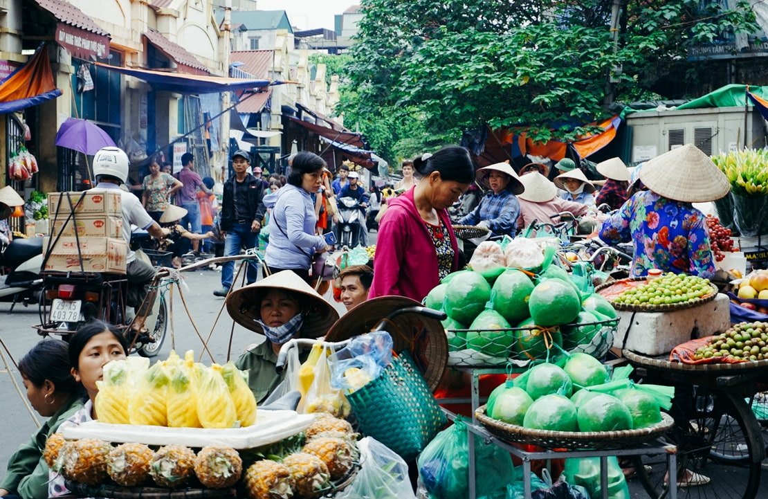 Circuit Vietnam - Marché du vieux quartier d'Hanoï - Amplitudes