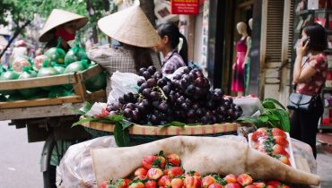 Voyage au Vietnam - Vendeuse de fruits ambulante - Amplitudes