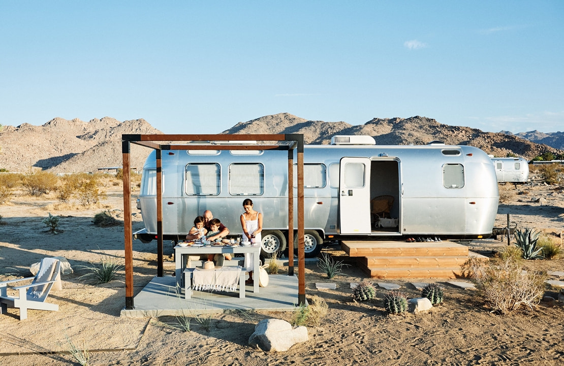 Autotour en Californie - L'autocamp Joshua Tree Park, le parfait hôtel insolite en Californie - Amplitudes