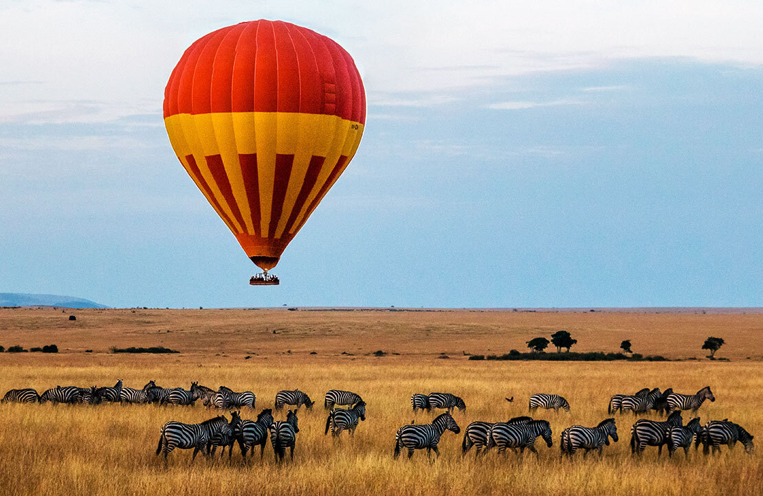 Circuit en amoureux au Kenya - Voyage en montgolfière au dessus du Masai Mara - Amplitudes