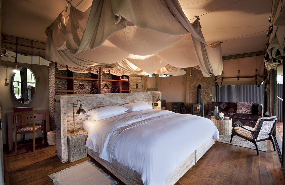 Safari Big Five au Zimbabwe - Chambre de votre lodge du Somalisa Camp - Amplitudes