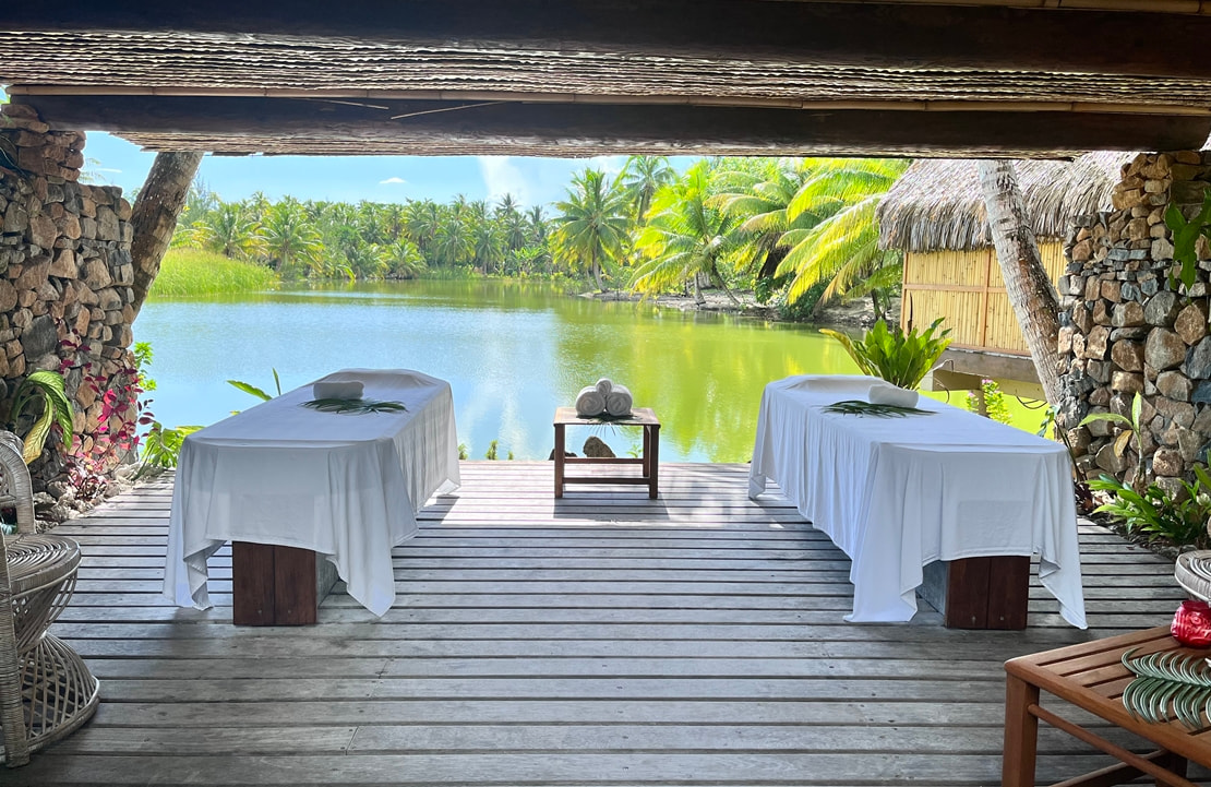 Séjour balnéaire sur Taha’a – Le spa avec vue sur le lagon du Taha’a by Pearl Beach Resort – Amplitudes