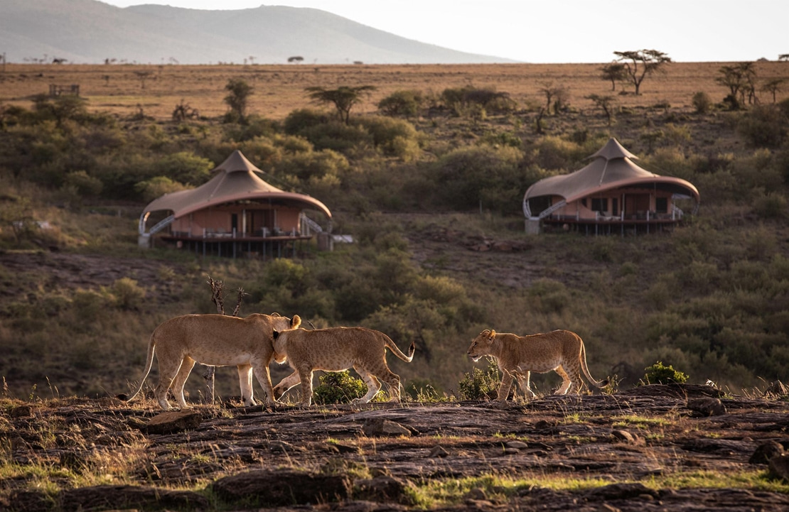 Safari au Kenya - Vue extérieure du Mahali Mzuri - Amplitudes