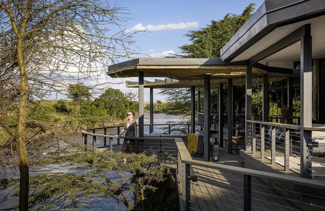 Séjour au Kenya - La terrasse de votre suite Sanctuary Olonana - Amplitudes
