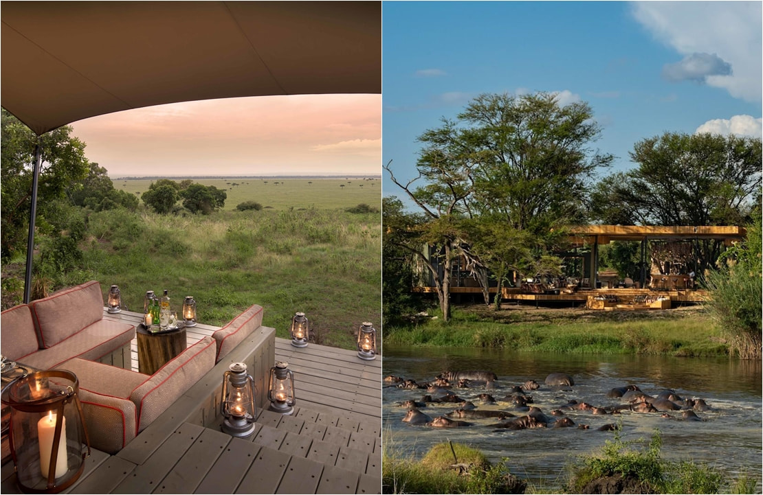 Lodges de luxe Kenya - andBeyond Bateleur et andBeyond Grumeti Serengeti River Lodge - Amplitudes