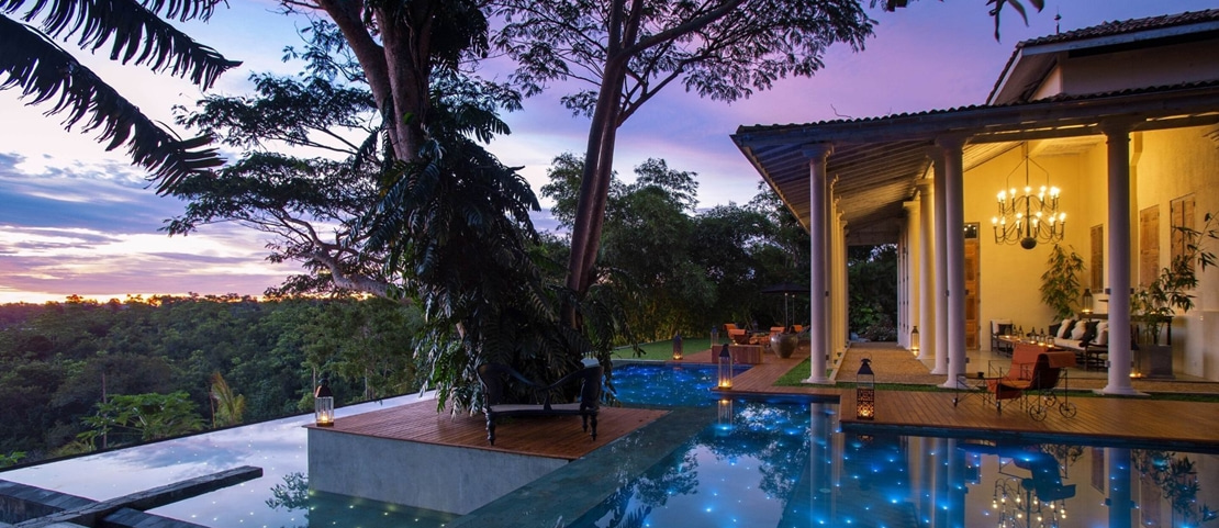 Séjour en hôtel de luxe au Sri Lanka - La piscine d'une villa du Haritha Villas + Spa - Amplitudes