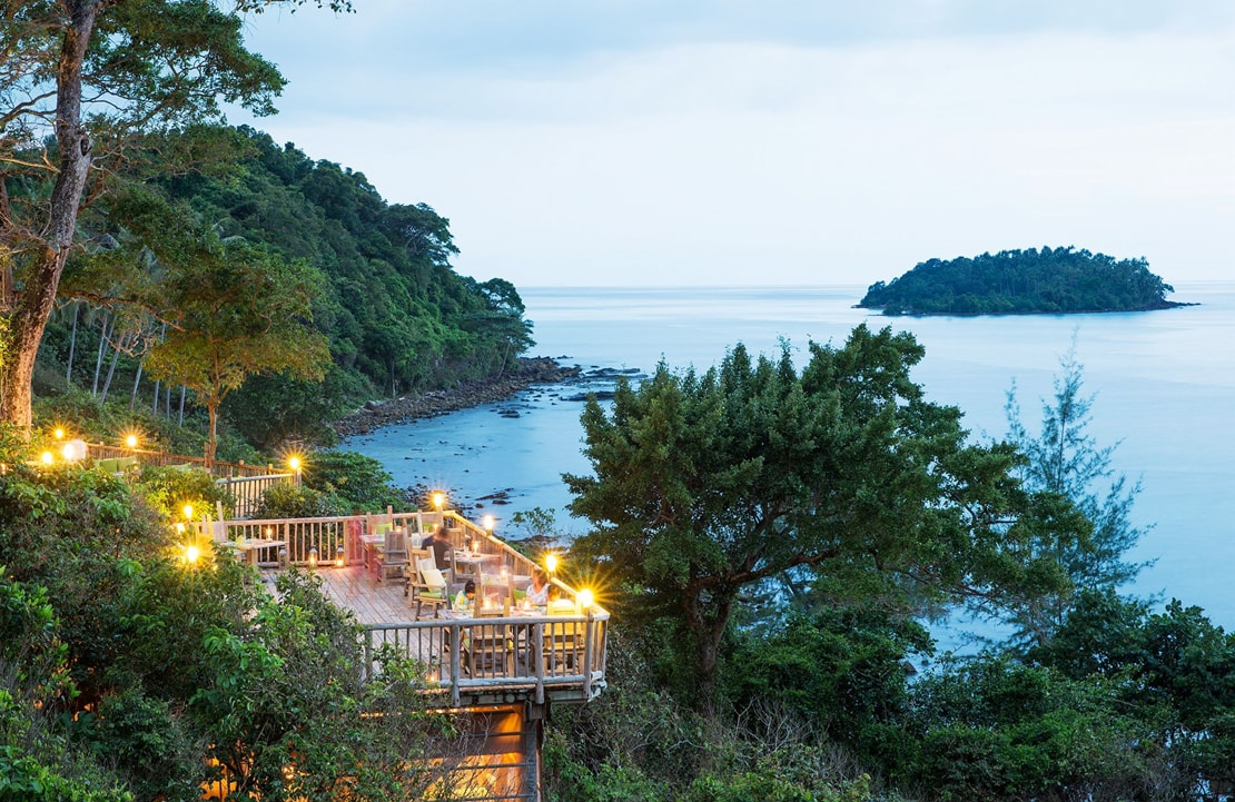 Séjour de luxe sur Koh Kood - La terrasse du Soneva Kiri - Amplitudes