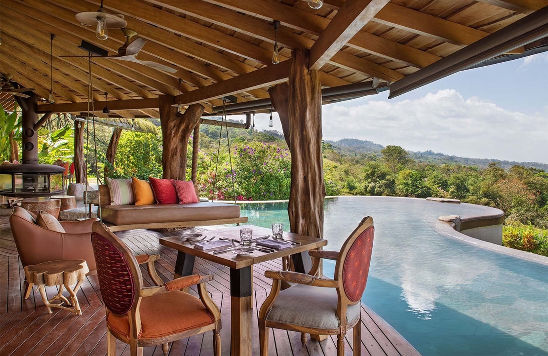 Voyage en famille au Costa Rica - La terrasse de l'Origins Lodge - Amplitudes