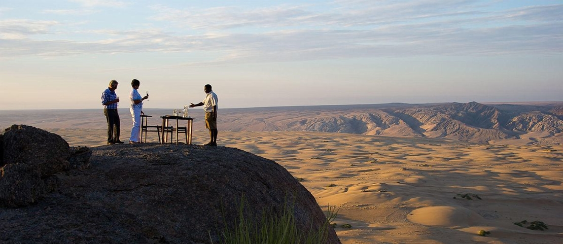 Voyage sur mesure en Namibie - Vue panoramique au Serra Cafema Camp - Amplitudes