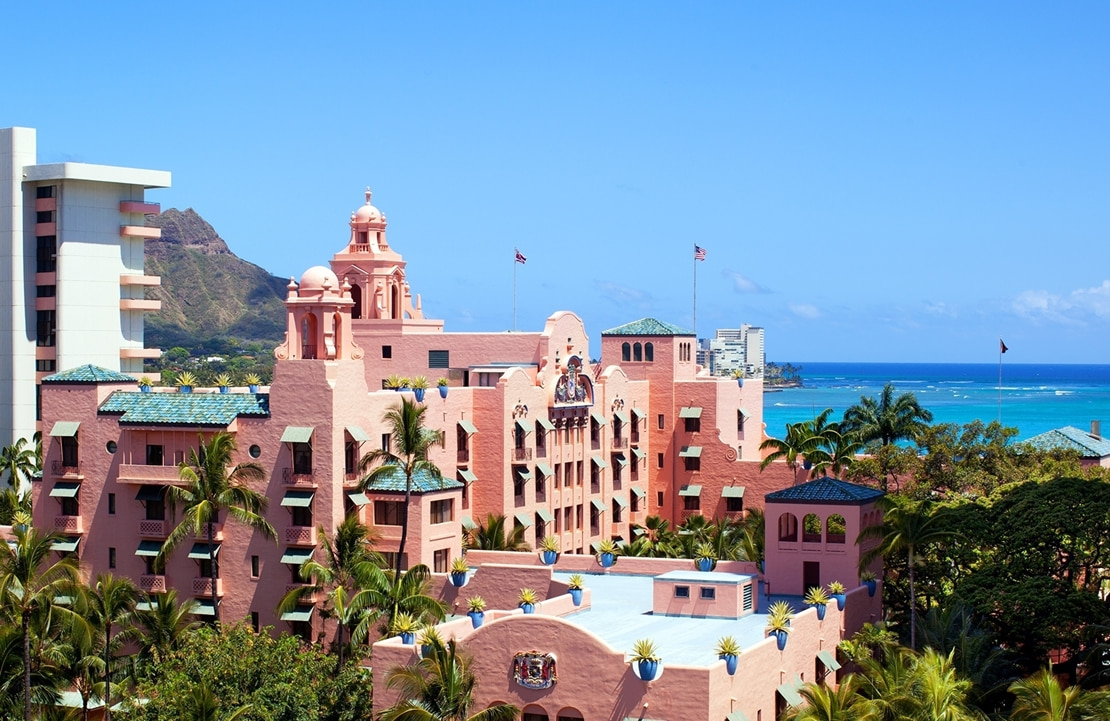 Voyage de luxe à Honolulu – The Royal Hawaiian Hotel vu du ciel - Amplitudes