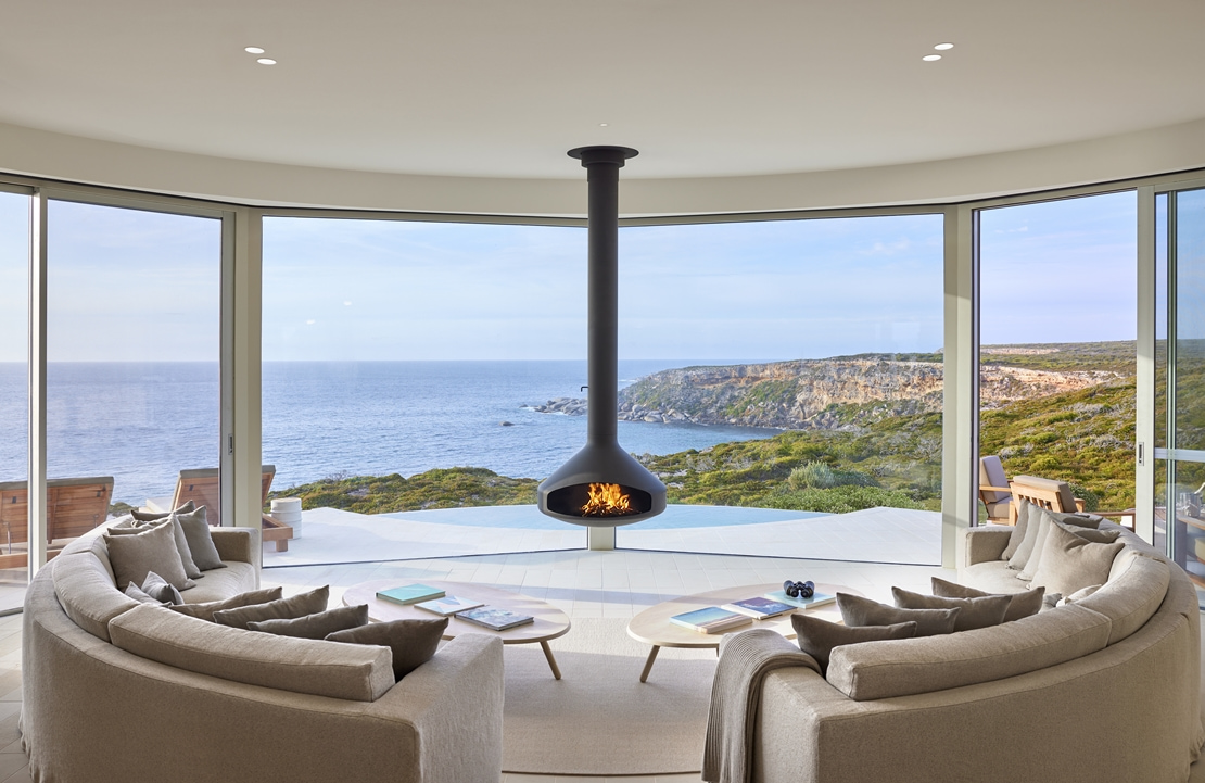 Voyage de luxe en Australie - Votre salon du Southern Ocean Lodge - Amplitudes