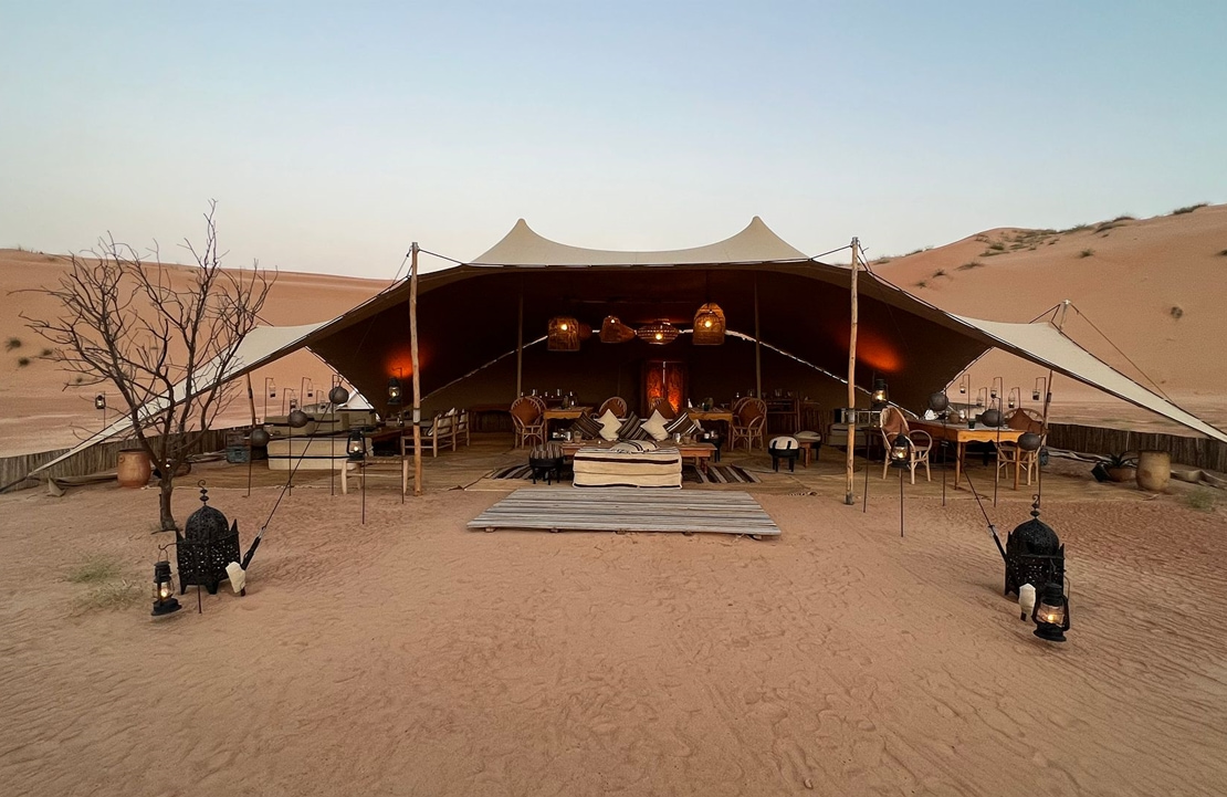 Circuit sur mesure à Oman - Le Magic Camps Empty Quarter dans le désert de Rub al-Khali - Amplitudes 