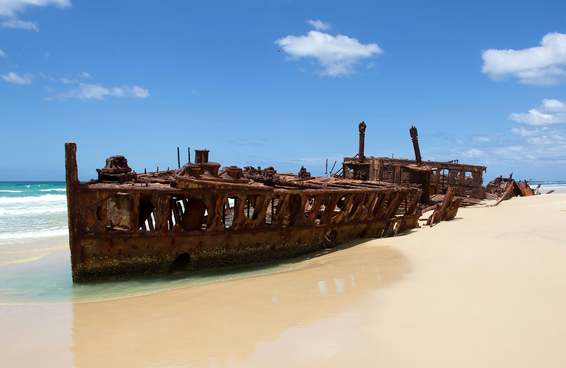 Voyage hors des sentiers battus sur Fraser Island - L'épave du Maheno de K'Gari - Amplitudes