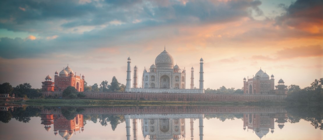 Voyage en couple en Inde - Le Taj Mahal au petit matin - Amplitudes
