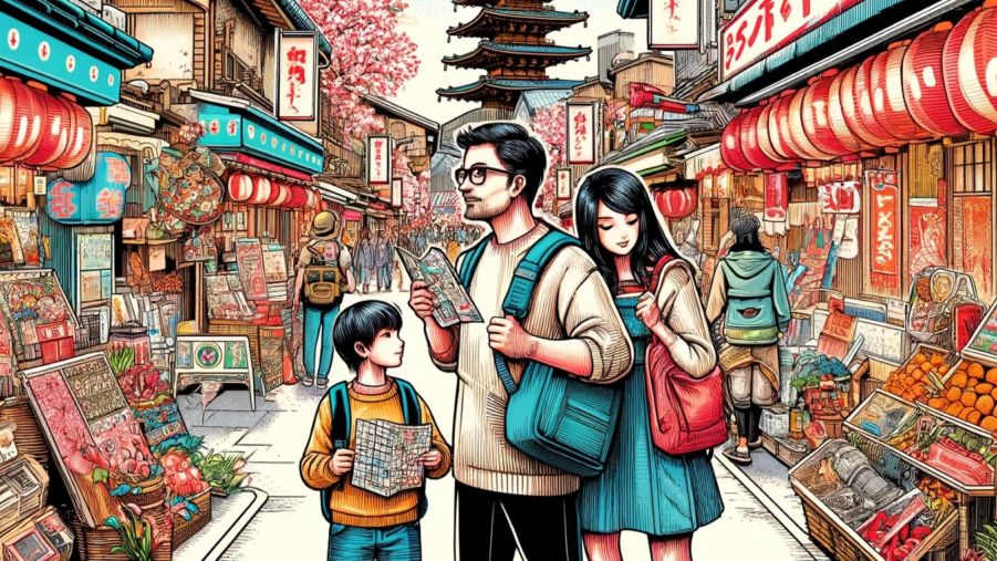 Circuit Japon famille - Les rues des mangas - Amplitudes
