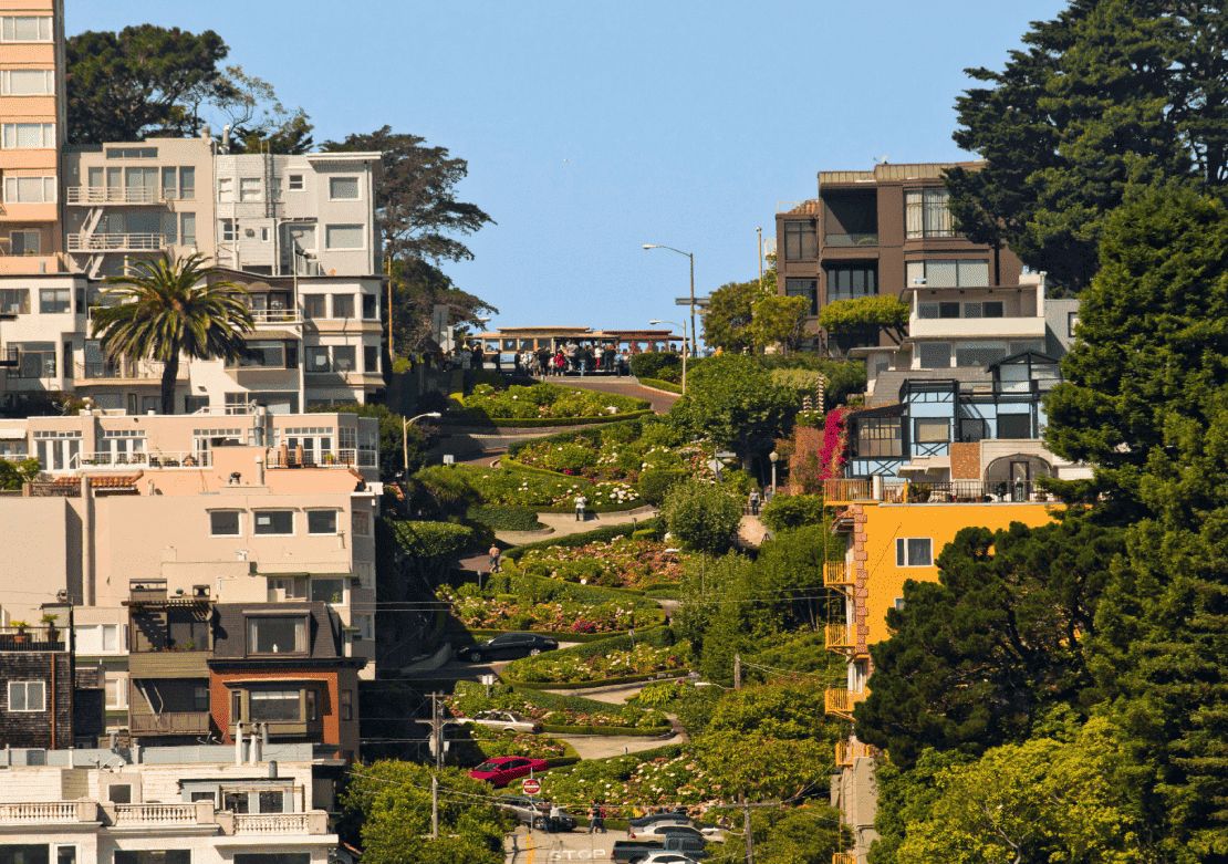 Meilleur quartier de San Francisco pour ses vues – Lombard Street intrigue au cœur du quartier de Russian Hill - Amplitudes