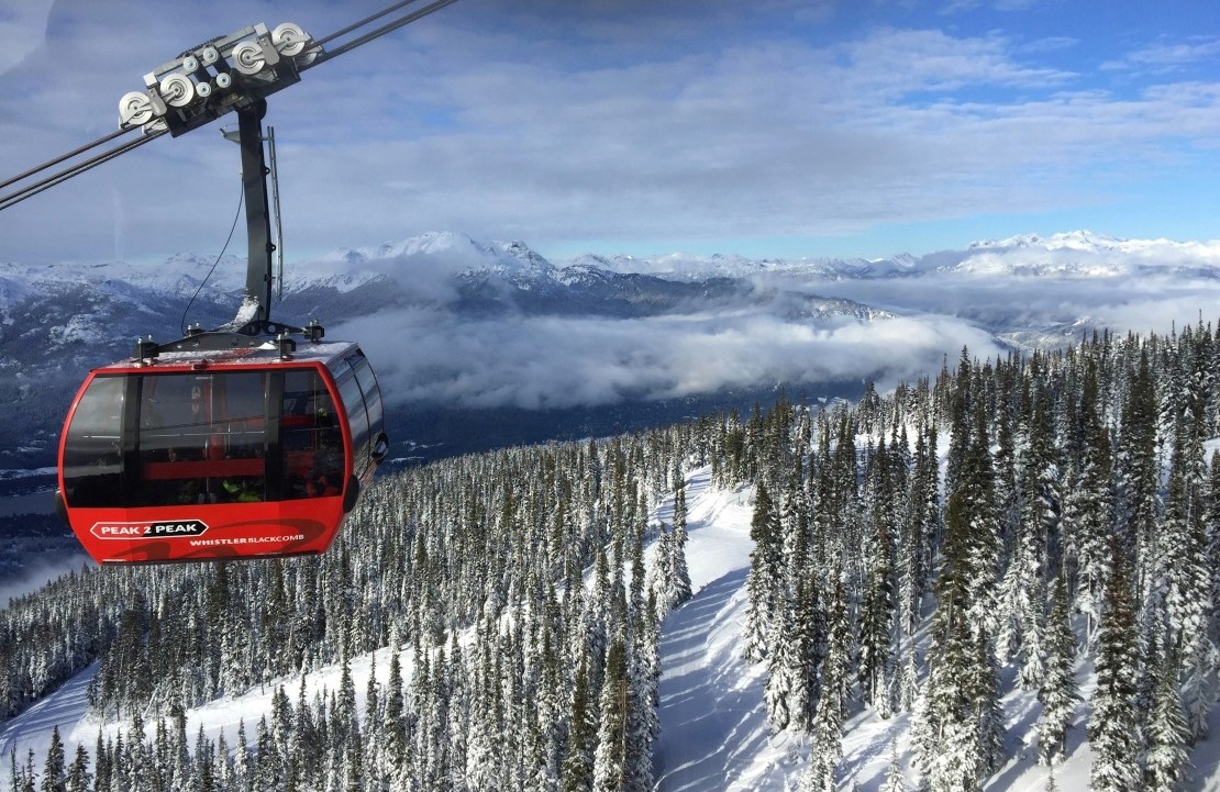 Voyage à Whistler - Téléphérique en montagne - Amplitudes